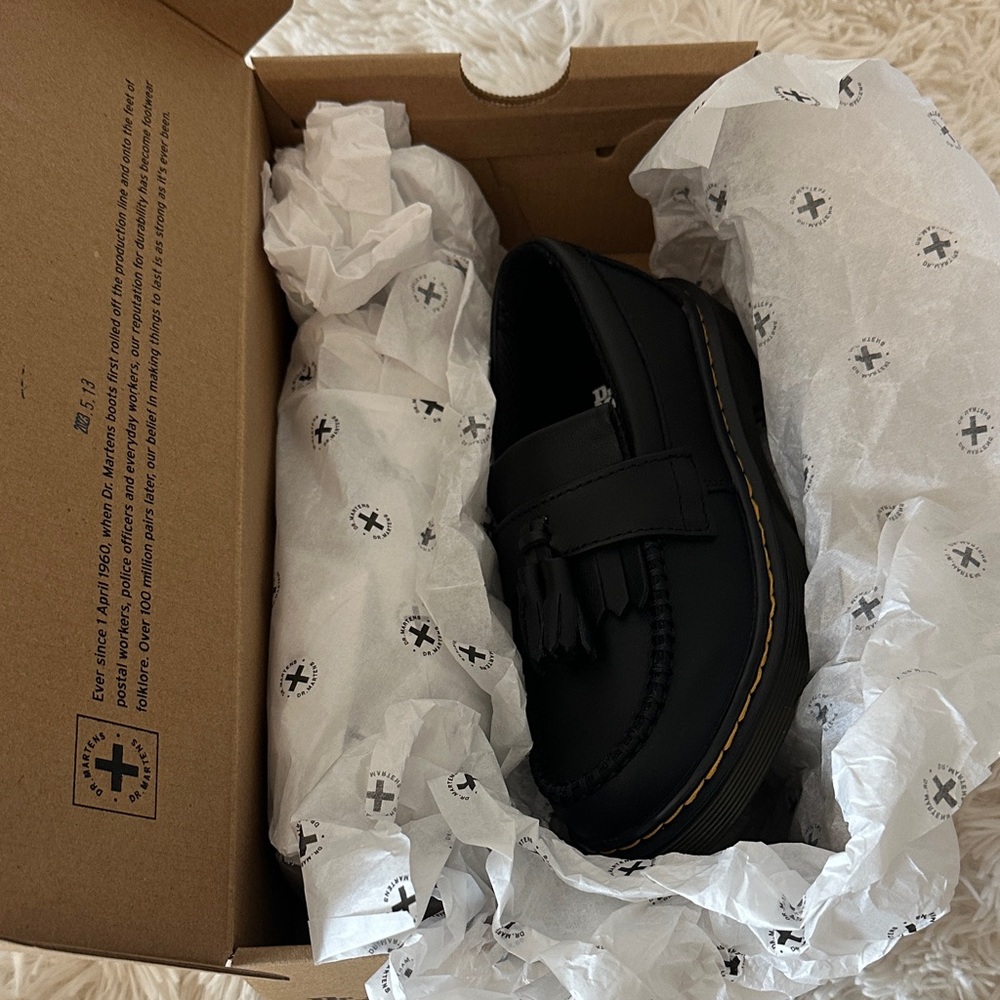 Dr. Martens Black Loafers kids